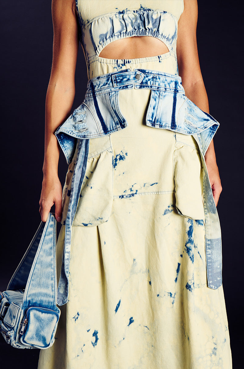 ADDED FLARE PEPLUM BELT view 0