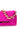 Full View Adele Fuchsia Satin Purse