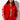 Front View Adidas Womens Lock Up Track Jacket in Scarlet