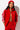 Front View Adidas Womens Lock Up Track Jacket in Scarlet