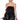 Front View Adriana Bow Details Strapless Mini Dress