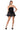 Side View Adriana Bow Details Strapless Mini Dress