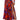 Front View Aesthetic Scarf Print Maxi Skirt