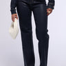 Front View After Dark Denim Wide Leg Pant