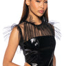 Front View Age Of Chivalry Tulle Corset