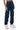 Side View Aggie High Rise Denim Cargo Pants