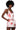 Front View Ajija Brocade Strapless Mini Dress