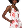 Front View Ajija Brocade Strapless Mini Dress