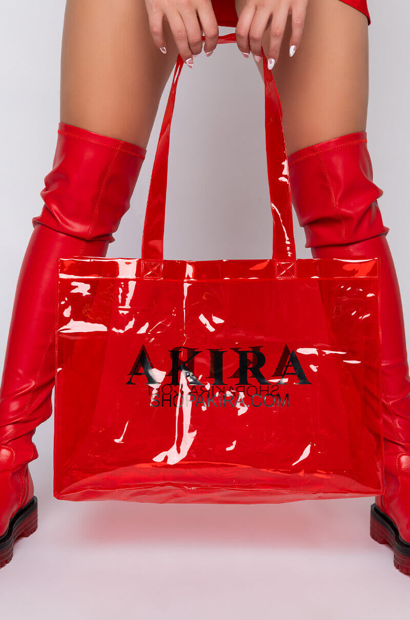 Side View Akira Pvc Shopping Bag 1