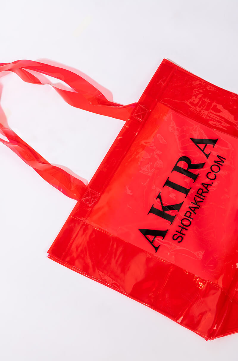 Back View Akira Pvc Shopping Bag 6
