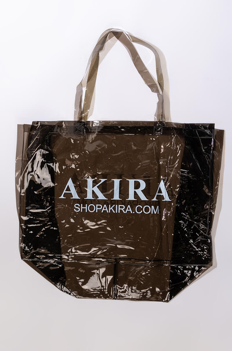 Side View Akira Pvc Xxl Shopping Bag 3