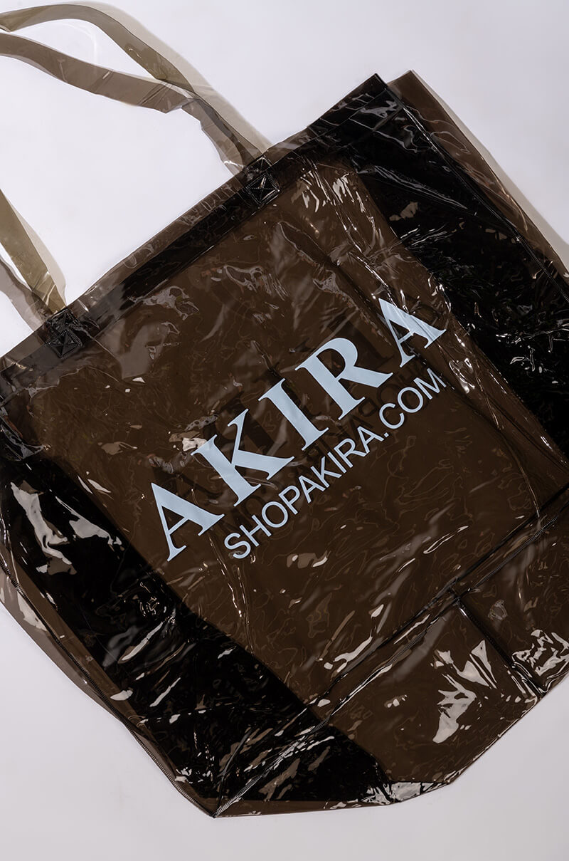 Back View Akira Pvc Xxl Shopping Bag 4