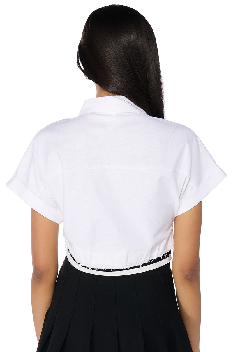 Detail View Alastor Short Sleeve Button Down 9