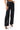 Side View Alice High Rise Faux Leather Wide Leg Pants