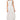 Front View Alina Lace Up Detail Maxi Dress In White