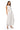 Side View Alina Lace Up Detail Maxi Dress In White