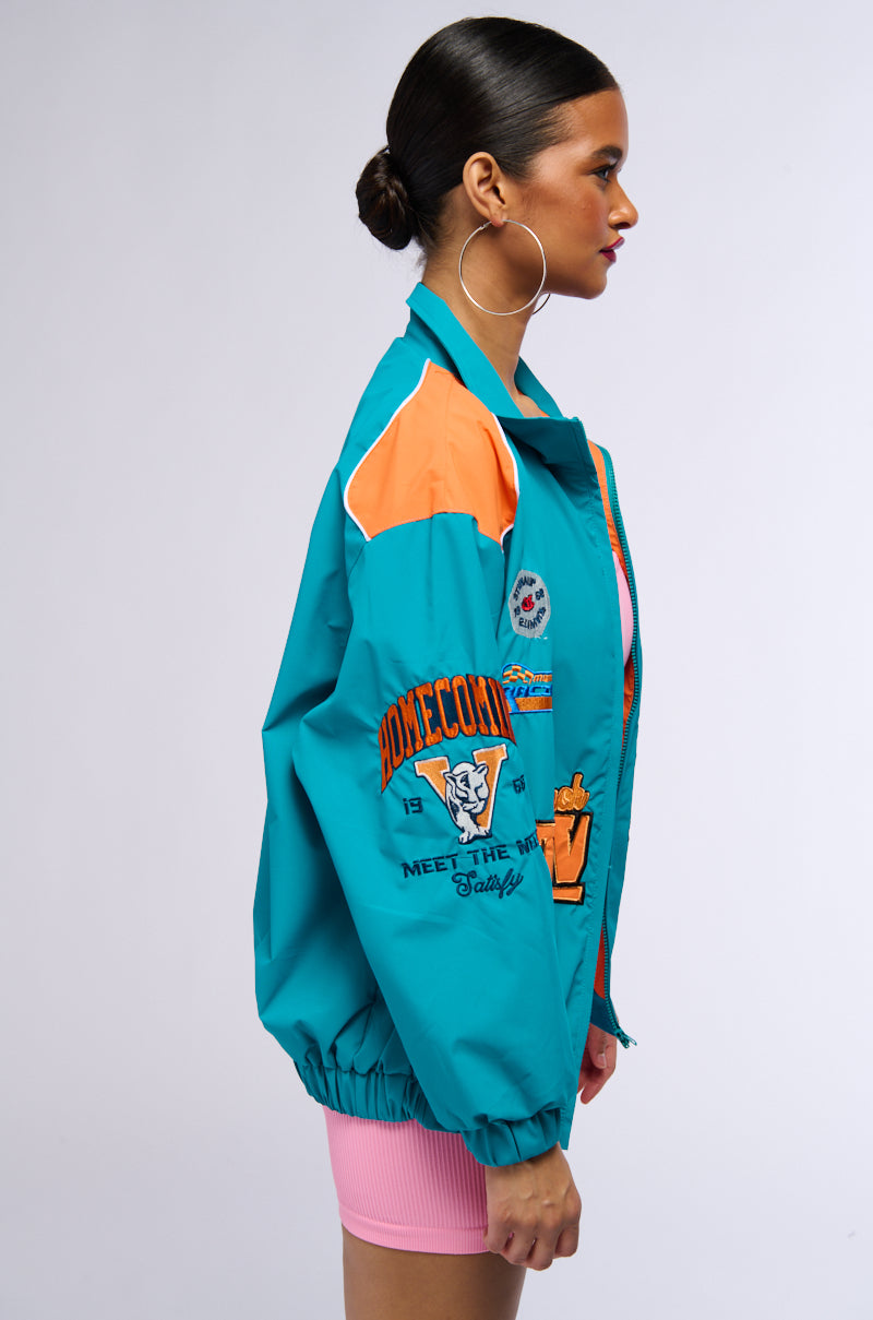 Detail View Alix Patch Windbreaker Bomber