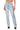 Front View All About Buckles Wide Leg Jeans