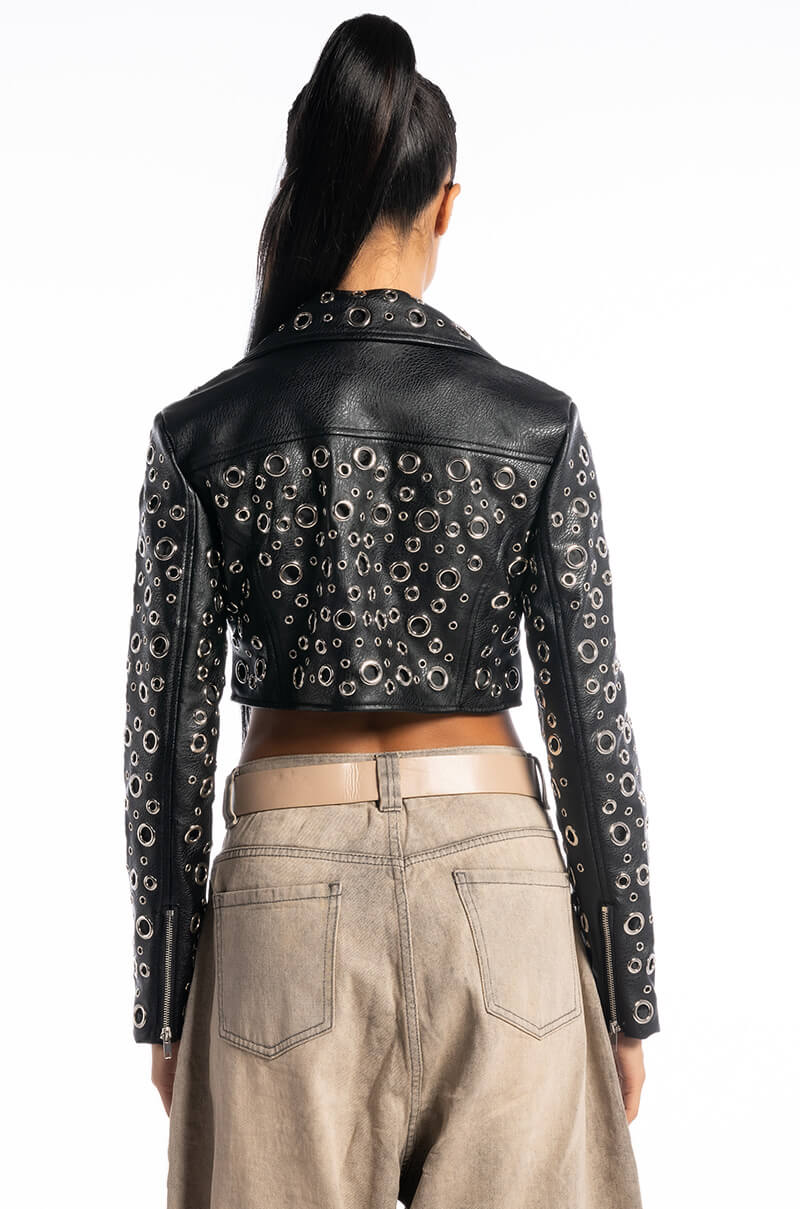 Extra View All About The Grommets Moto Jacket