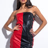 Front View All About This Mini Tube Faux Leather Dress