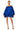 Detail View All By Myself Long Sleeve Flowy Mini Dress In Royal Blue