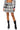 Front View All Eyes On Me Buckle Detail Knit Mini Skirt