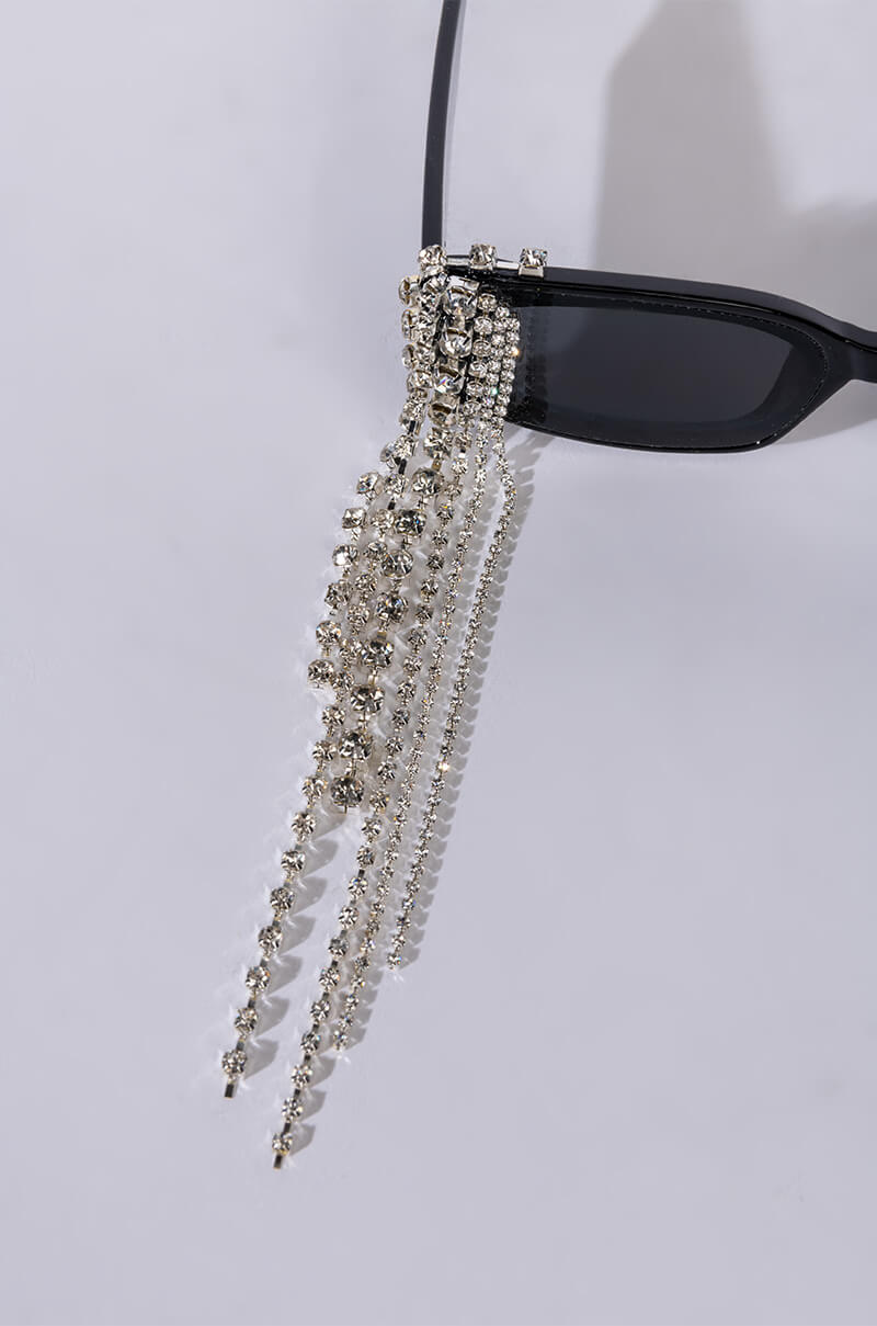 Full View All I Want Is Everything Rhinestone Sunnies