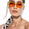 Front View All I Want Is Everything Rhinestone Sunnies