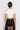 Extra View All In One Pearl Chain Detail Ribbed Mock Neck Crop Top