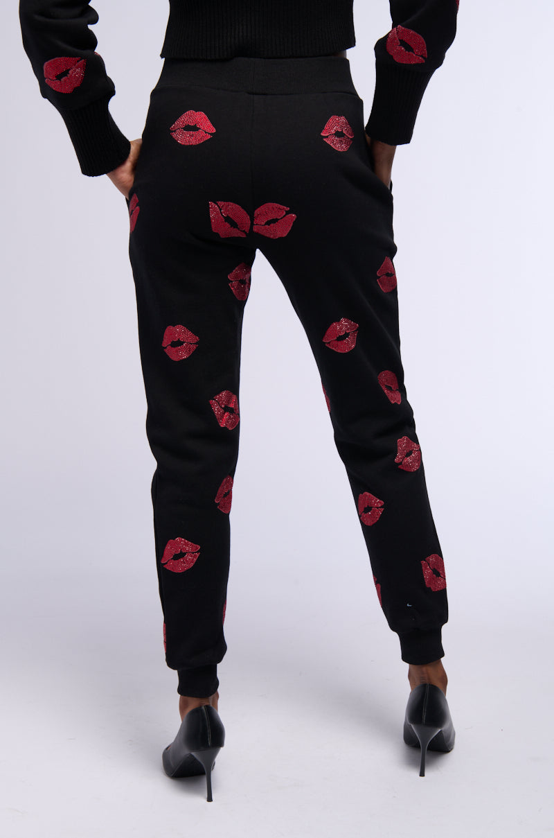Back View All My Kisses Jogger Pant