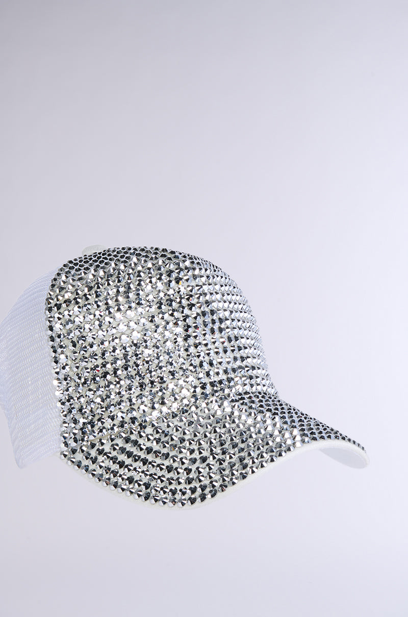 Full View All Of The Lights Bling Trucker Hat