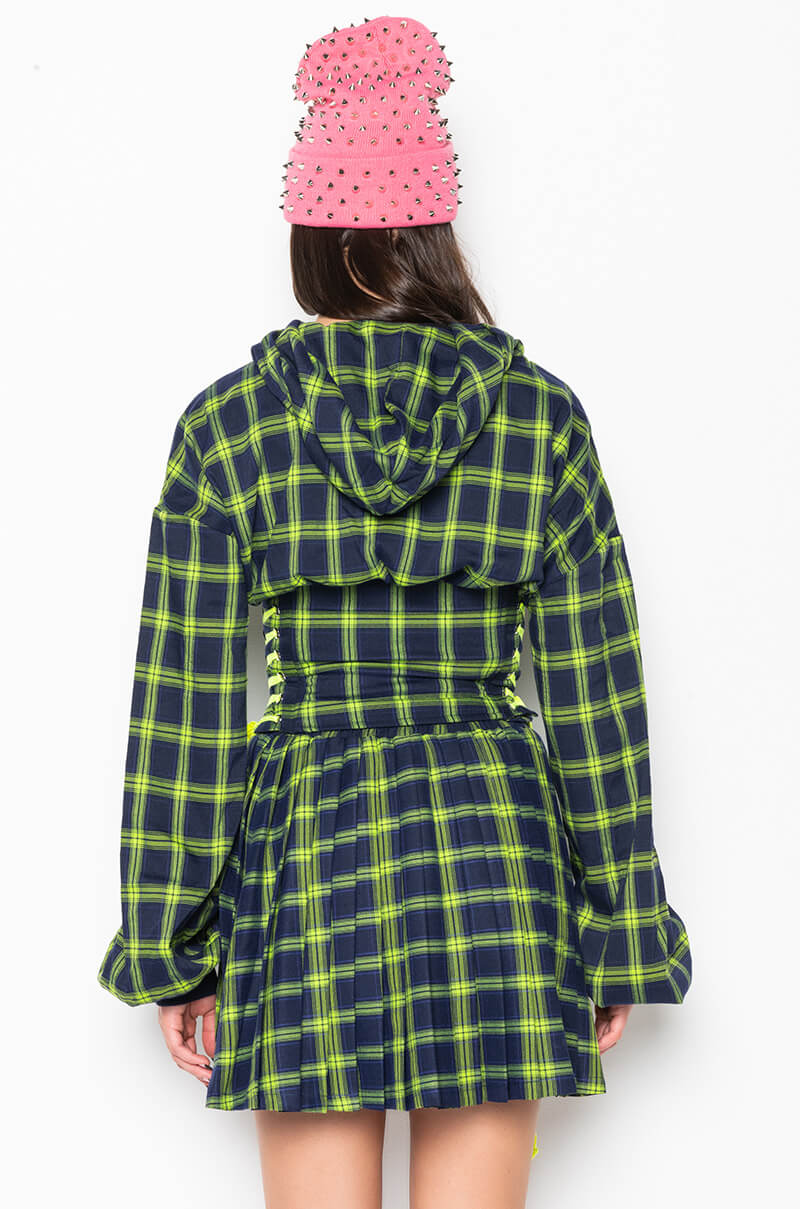 Extra View All Of The Lights Corset Body Hoodie