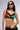 Front View All Over The Place Color Block Bralette