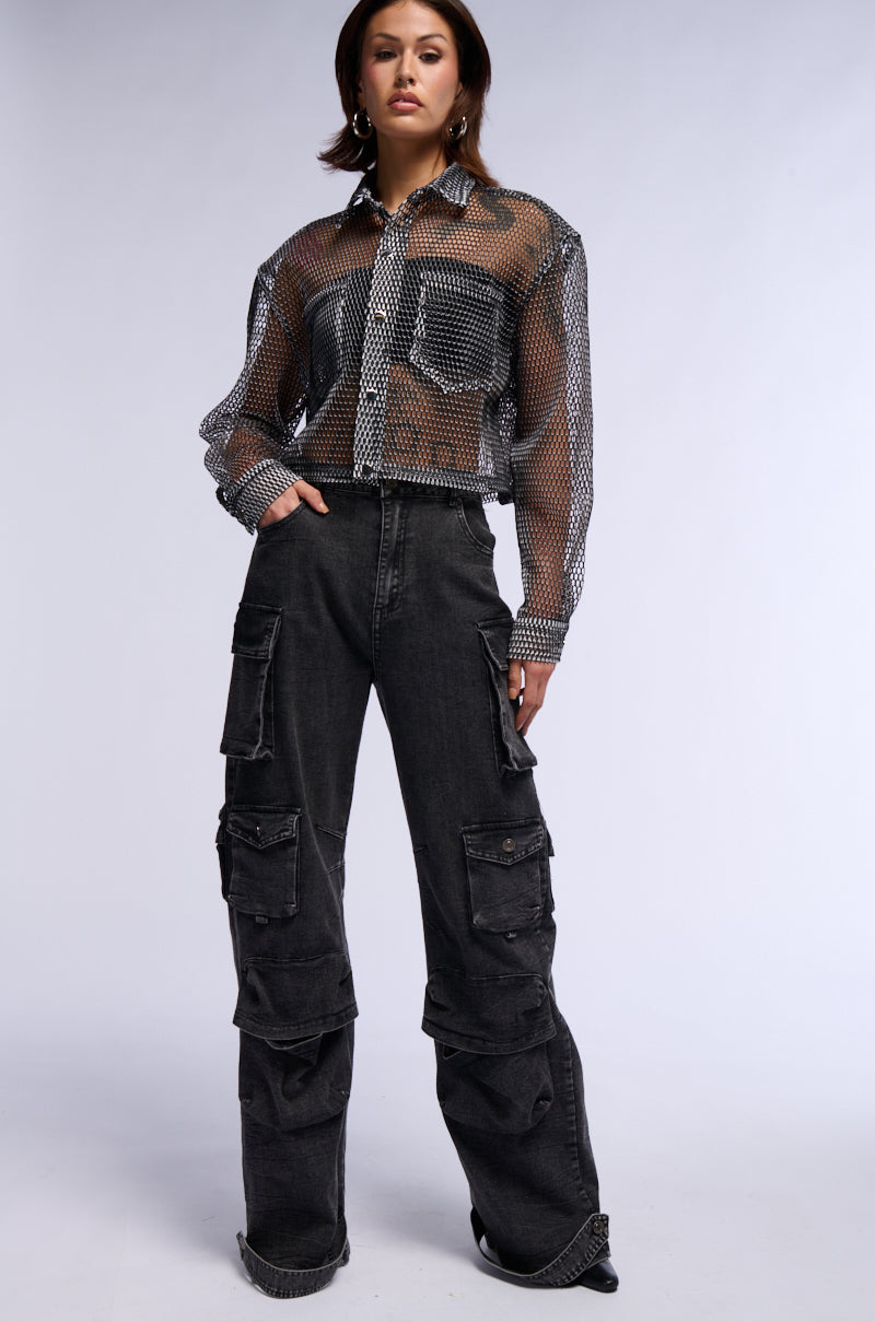 Extra View All That Mesh Bomber Jacket 12