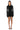 Side View All That Ruched Bodycon Gloved Mini Dress In Black