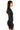 Full View All That Ruched Bodycon Gloved Mini Dress In Black