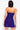 Back View All The Right Places Bandage Mini Dress in Black Purple