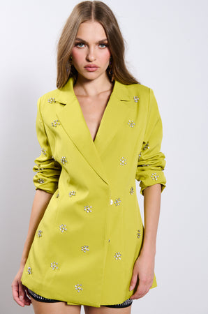 ALL THE WAY UP EMBELLISHED BLAZER – AKIRA