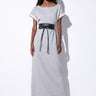 Front View All This Maxi Dress With Distressed Back