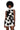 Front View Allora Sleeveless Floral Applique Mini Dress