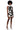 Back View Allora Sleeveless Floral Applique Mini Dress
