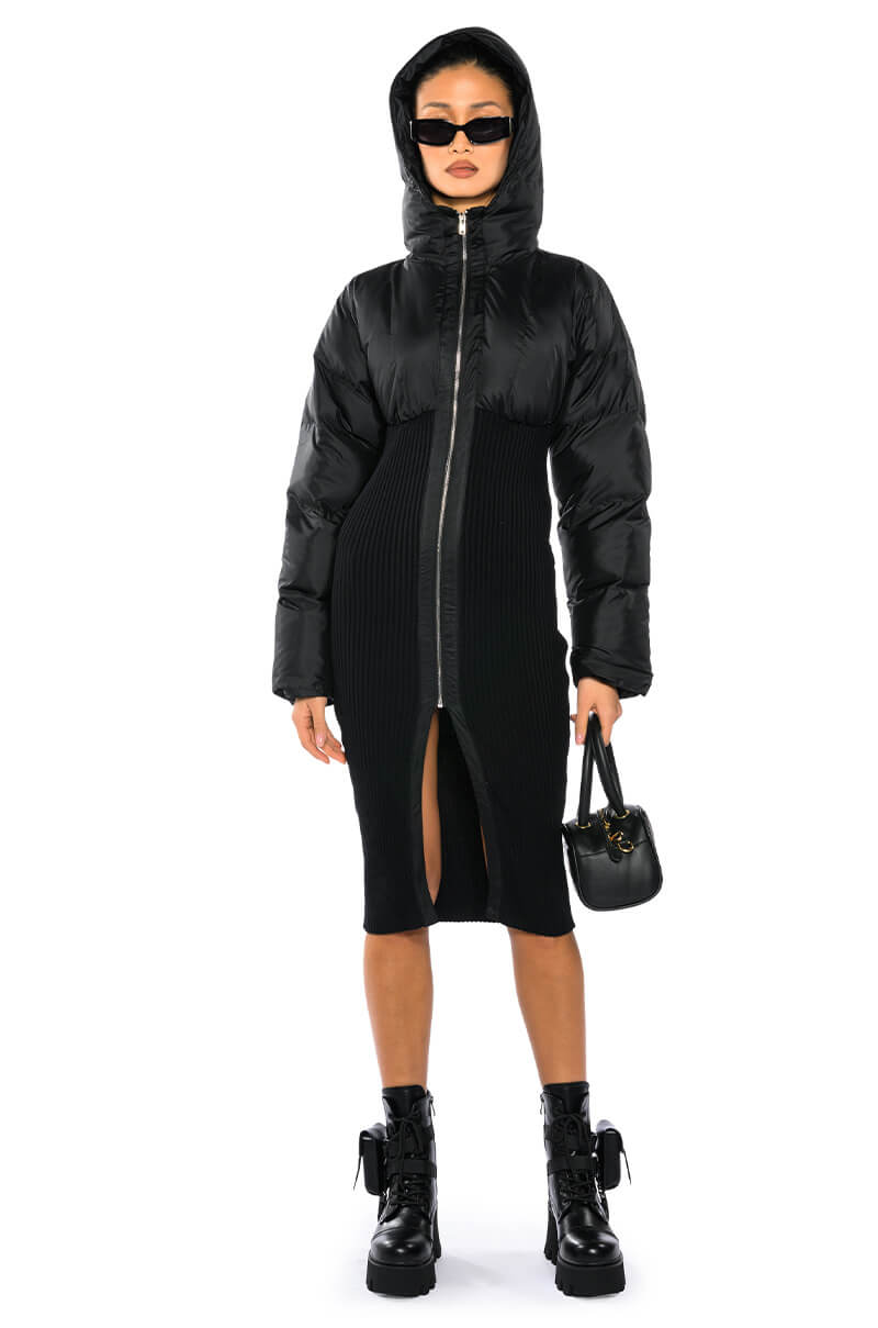 ALMOST FAMOUS ZIP UP MAXI DRESS view 0