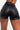 Full View Alpha High Rise Pleather Shorts in Black