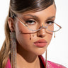 Front View Alpha Rhinestone Eyewear