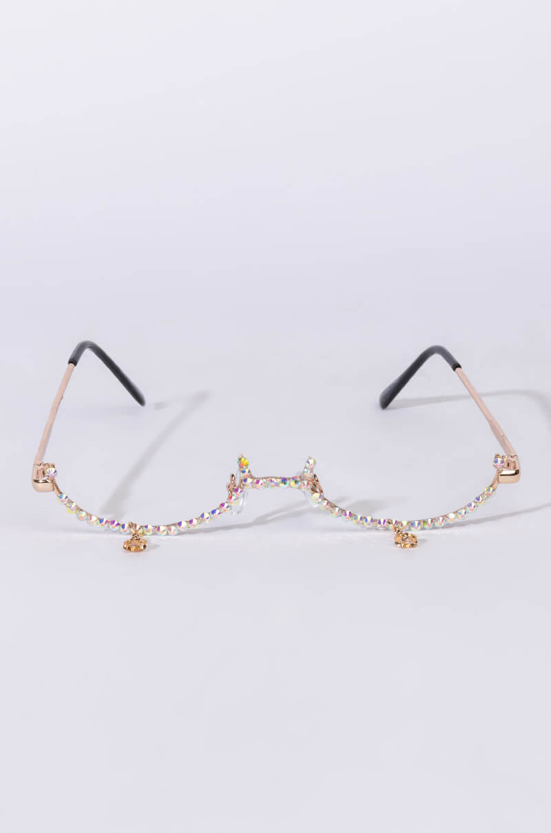 Back View Alpha Rhinestone Eyewear