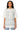 Front View Alphabet City Oversized Graphic Tshirt In White
