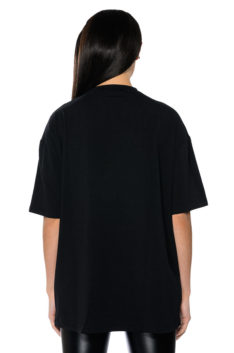 Detail View Alphabet City Oversized Graphic Tshirt