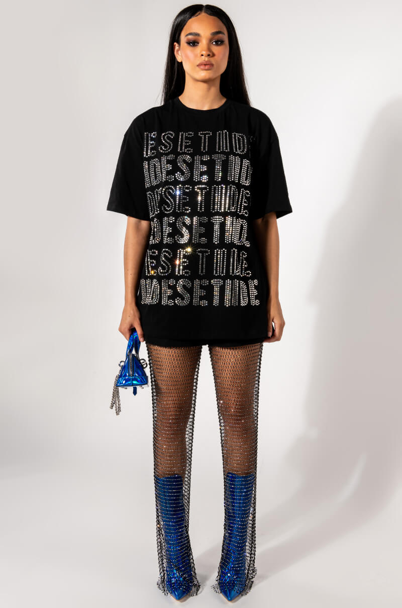 Extra View Alphabet City Oversized Graphic Tshirt