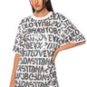 Front View Alphabet Girl T-shirt