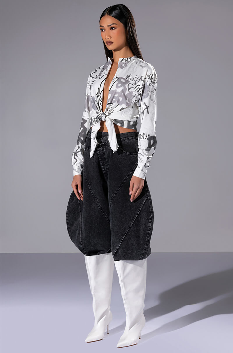 Side View Always In Style Tie Front Tshirt